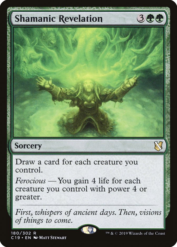 Shamanic Revelation [Commander 2019] - Magic: The Gathering - Card Brawlers | Quebec | Canada |