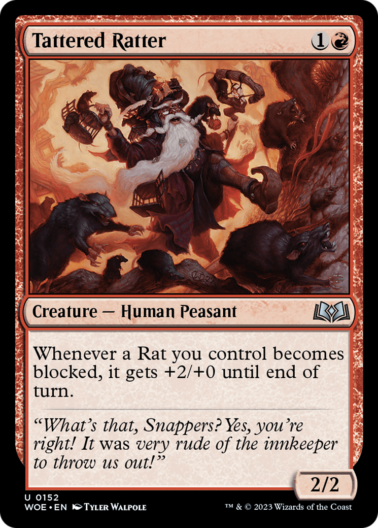 Tattered Ratter [Wilds of Eldraine] - Magic: The Gathering - Card Brawlers | Quebec | Canada |
