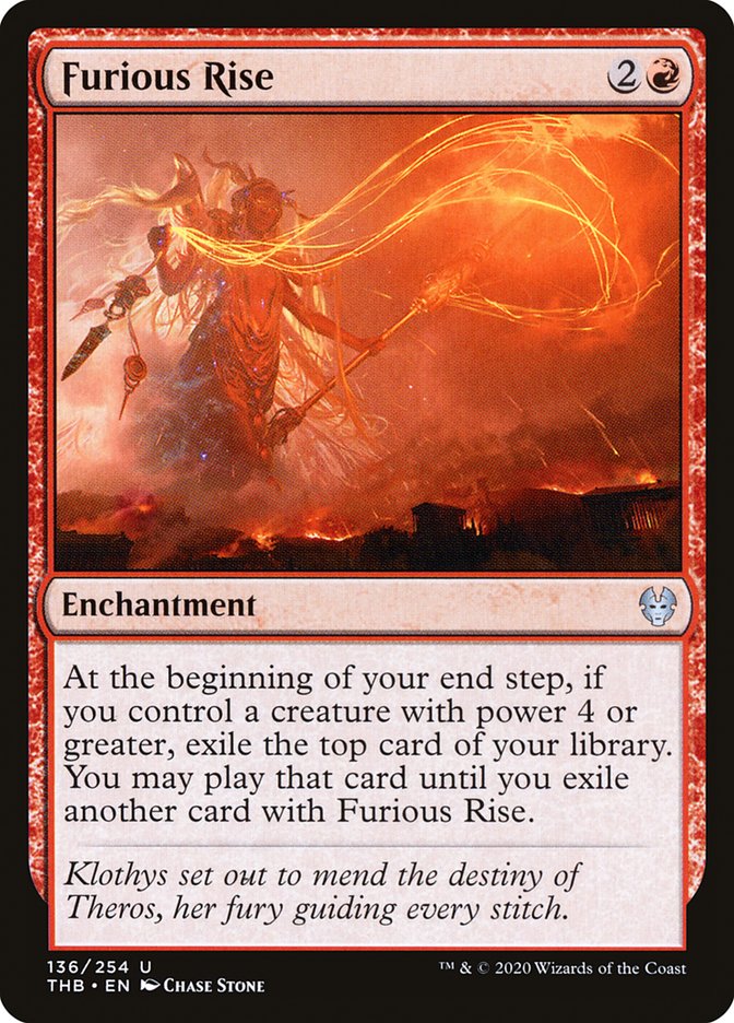 Furious Rise [Theros Beyond Death] - Magic: The Gathering - Card Brawlers | Quebec | Canada |