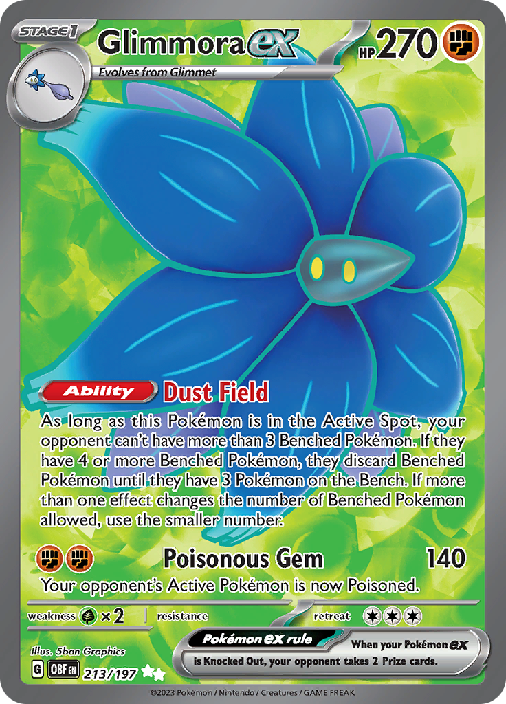 Glimmora ex (213/197) [Scarlet & Violet: Obsidian Flames] - Pokémon - Card Brawlers | Quebec | Canada |