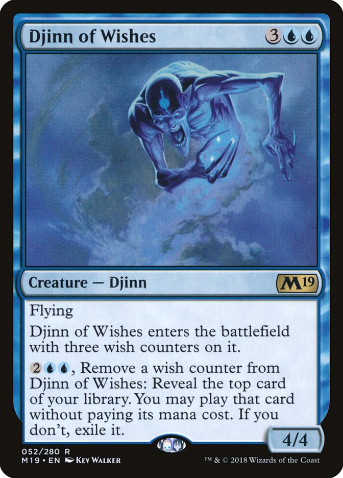 Djinn of Wishes [Core Set 2019] - Magic: The Gathering - Card Brawlers | Quebec | Canada |