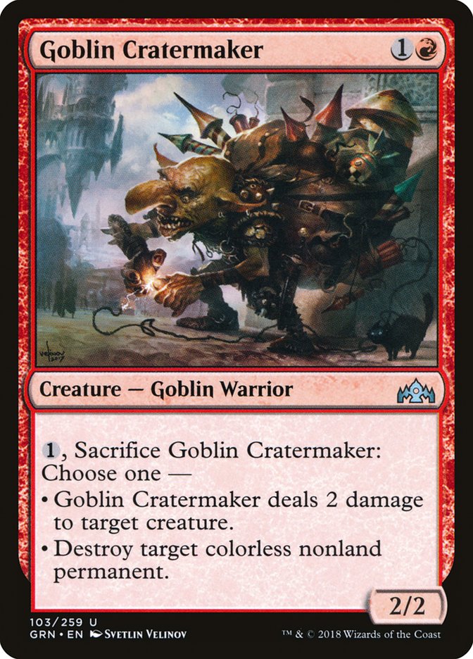 Goblin Cratermaker [Guilds of Ravnica] - Magic: The Gathering - Card Brawlers | Quebec | Canada |