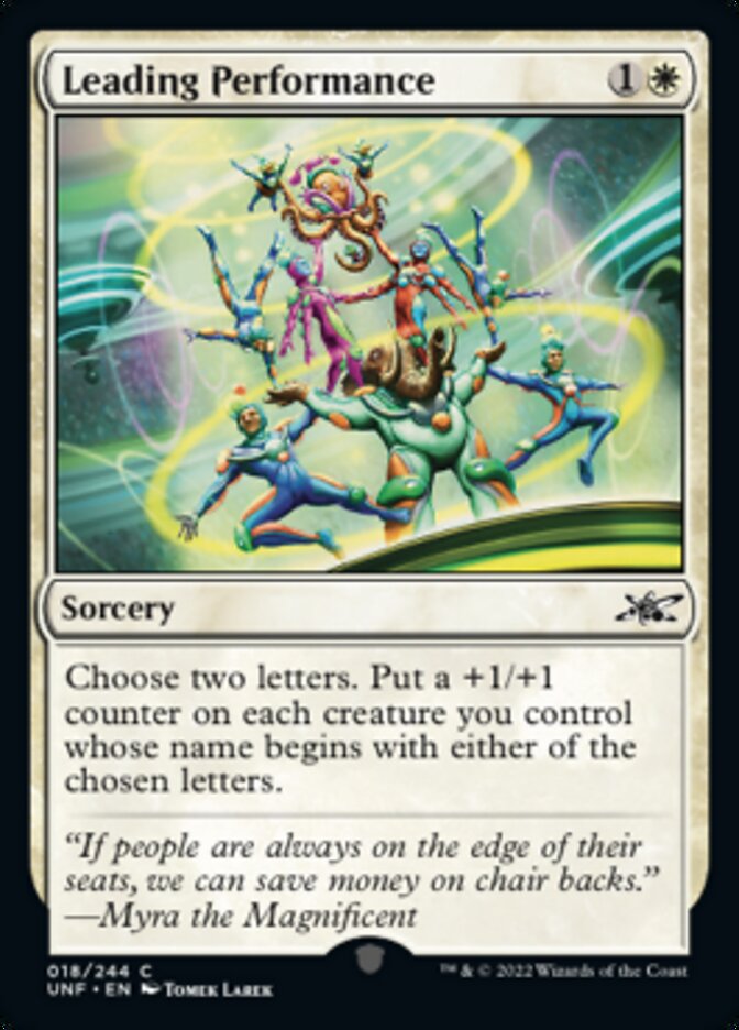 Leading Performance [Unfinity] - Magic: The Gathering - Card Brawlers | Quebec | Canada |