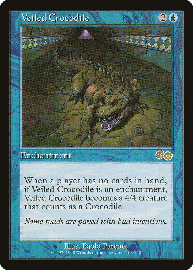 Veiled Crocodile [Urza's Saga] - Magic: The Gathering - Card Brawlers | Quebec | Canada |