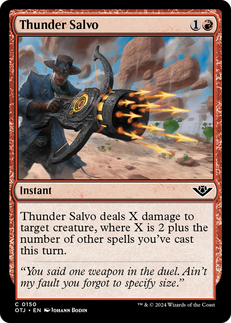 Thunder Salvo [Outlaws of Thunder Junction] - Magic: The Gathering - Card Brawlers | Quebec | Canada |