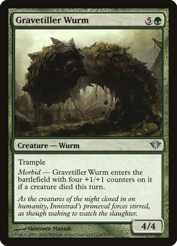 Gravetiller Wurm [Dark Ascension] - Magic: The Gathering - Card Brawlers | Quebec | Canada |