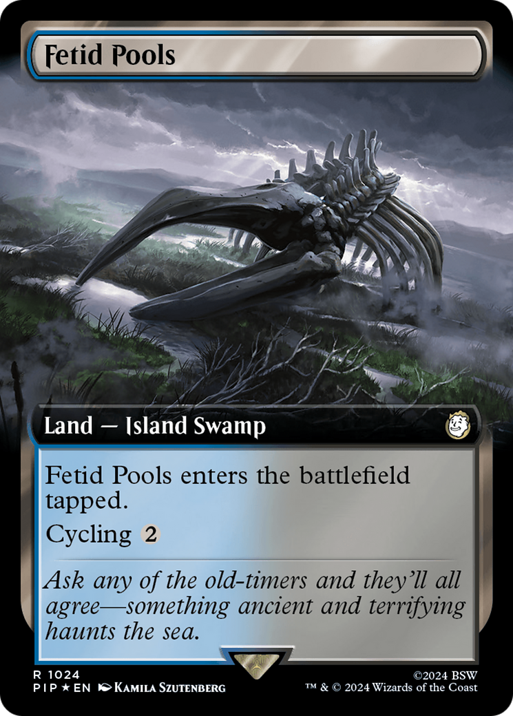 Fetid Pools (Extended Art) (Surge Foil) [Fallout] - Magic: The Gathering - Card Brawlers | Quebec | Canada |