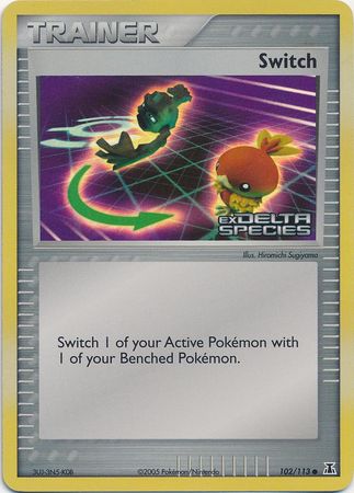 Switch (102/113) (Stamped) [EX: Delta Species] - Pokémon - Card Brawlers | Quebec | Canada |