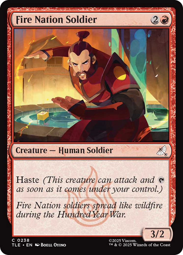Fire Nation Soldier [Avatar: The Last Airbender: Eternal-Legal] - Magic: The Gathering - Card Brawlers | Quebec | Canada |