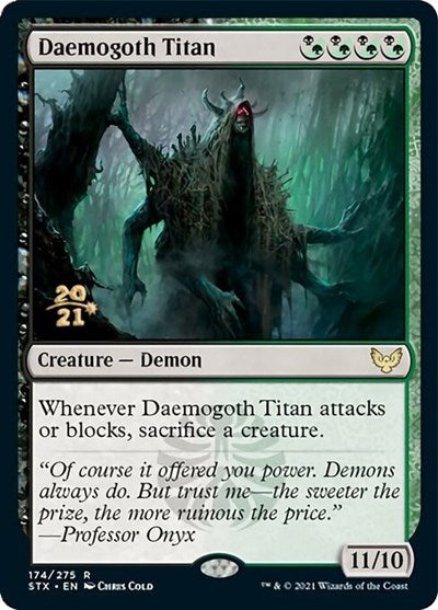 Daemogoth Titan [Strixhaven: School of Mages Prerelease Promos] - Magic: The Gathering - Card Brawlers | Quebec | Canada |