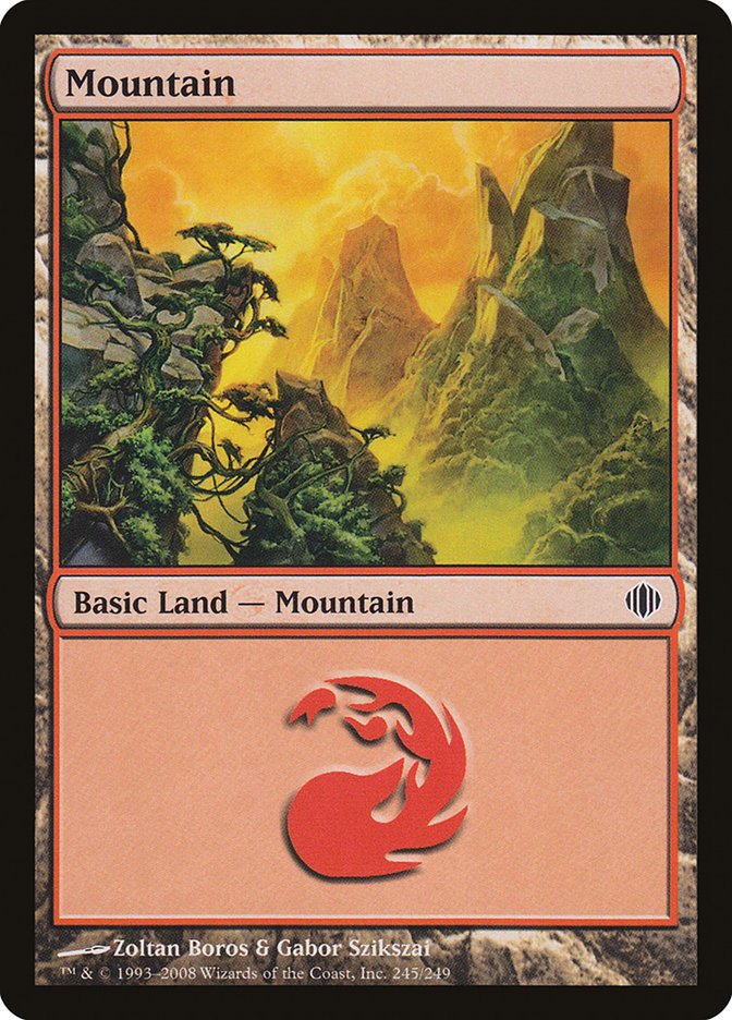 Mountain (245) [Shards of Alara] - Magic: The Gathering - Card Brawlers | Quebec | Canada |