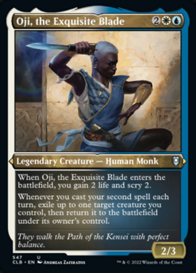 Oji, the Exquisite Blade (Foil Etched) [Commander Legends: Battle for Baldur's Gate] - Magic: The Gathering - Card Brawlers | Quebec | Canada |