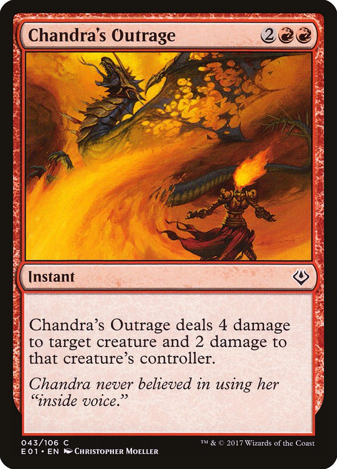 Chandra's Outrage [Archenemy: Nicol Bolas] - Magic: The Gathering - Card Brawlers | Quebec | Canada |