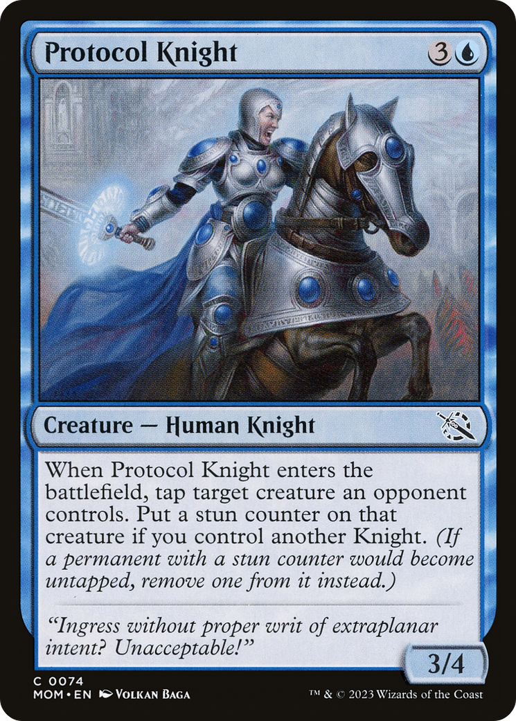 Protocol Knight [March of the Machine] - Magic: The Gathering - Card Brawlers | Quebec | Canada |