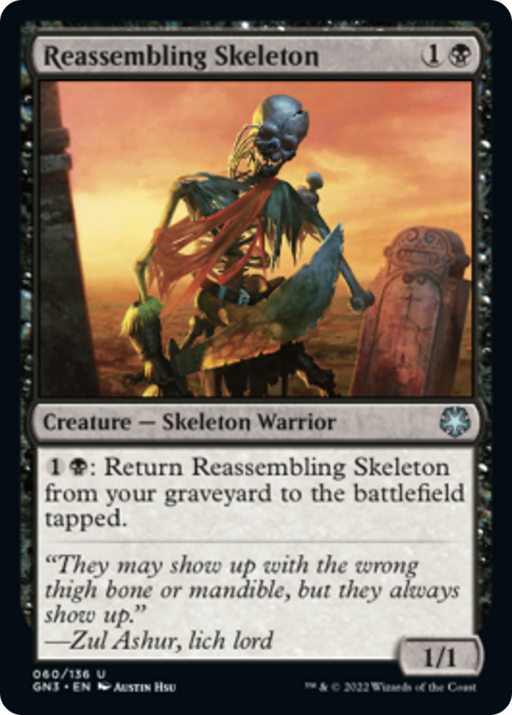 Reassembling Skeleton [Game Night: Free-for-All] - Magic: The Gathering - Card Brawlers | Quebec | Canada |