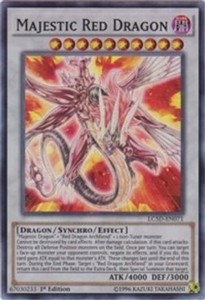 Majestic Red Dragon [LC5D-EN071] Super Rare - Yu-Gi-Oh! - Card Brawlers | Quebec | Canada |