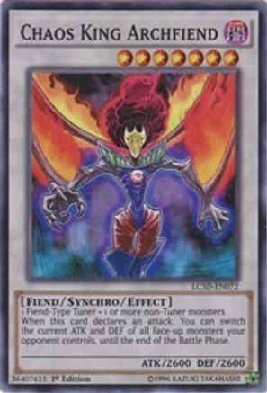 Chaos King Archfiend [LC5D-EN072] Super Rare - Yu-Gi-Oh! - Card Brawlers | Quebec | Canada |
