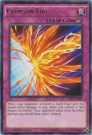 Crimson Fire [LC5D-EN080] Rare - Yu-Gi-Oh! - Card Brawlers | Quebec | Canada |