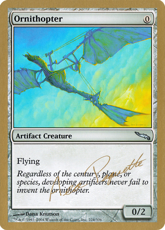 Ornithopter (Aeo Paquette) [World Championship Decks 2004] - Magic: The Gathering - Card Brawlers | Quebec | Canada |