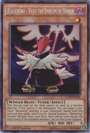 Blackwing - Vayu the Emblem of Honor [LC5D-EN118] Secret Rare - Yu-Gi-Oh! - Card Brawlers | Quebec | Canada |