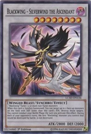Blackwing - Silverwind the Ascendant [LC5D-EN134] Super Rare - Yu-Gi-Oh! - Card Brawlers | Quebec | Canada |
