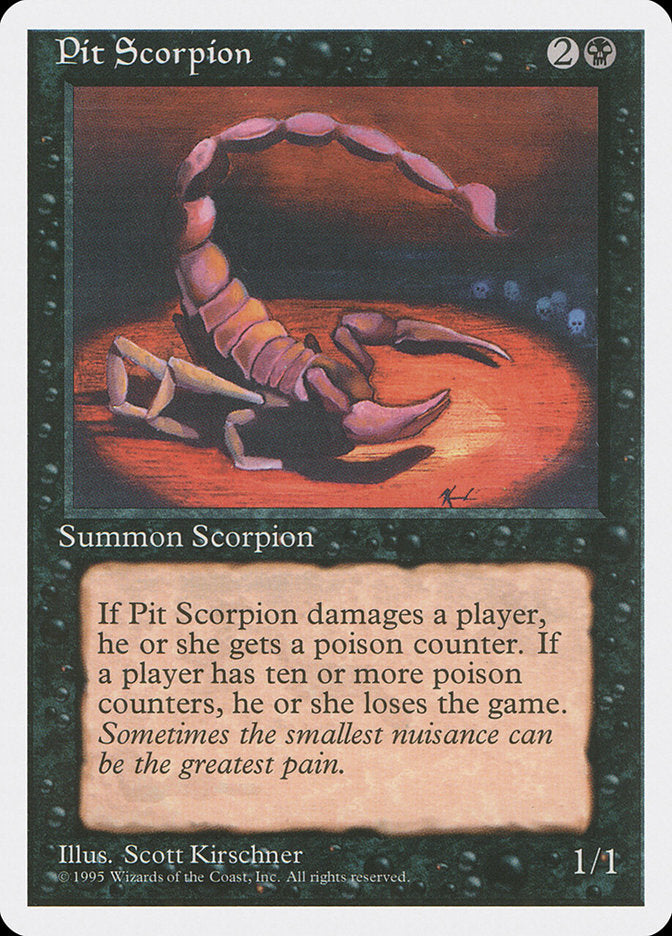 Pit Scorpion [Fourth Edition] - Magic: The Gathering - Card Brawlers | Quebec | Canada |