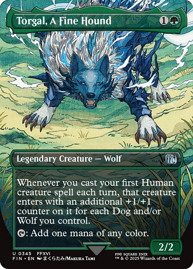 Torgal, A Fine Hound (Borderless) [FINAL FANTASY] - Magic: The Gathering - Card Brawlers | Quebec | Canada |