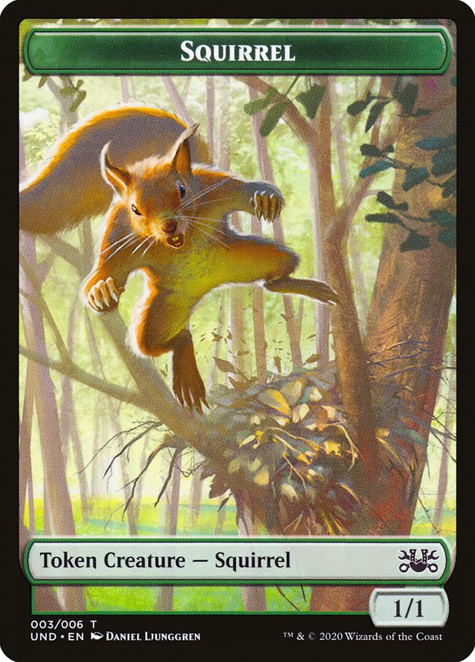 Beeble // Squirrel Double-Sided Token [Unsanctioned Tokens] - Magic: The Gathering - Card Brawlers | Quebec | Canada |