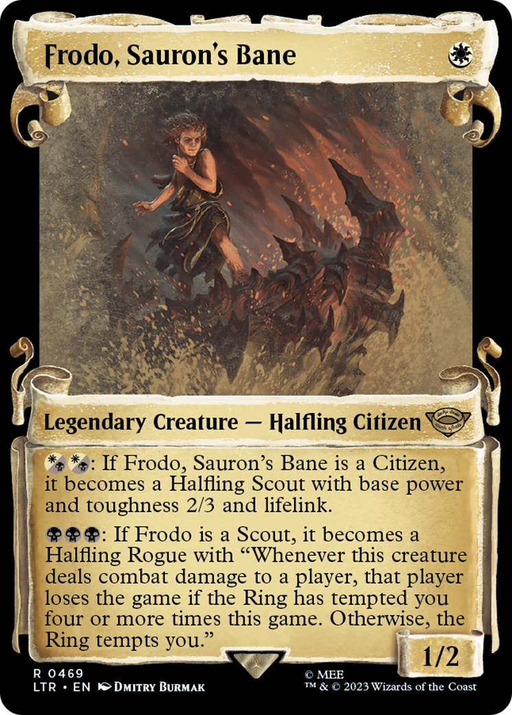 Frodo, Sauron's Bane [The Lord of the Rings: Tales of Middle-Earth Showcase Scrolls] - Magic: The Gathering - Card Brawlers | Quebec | Canada |
