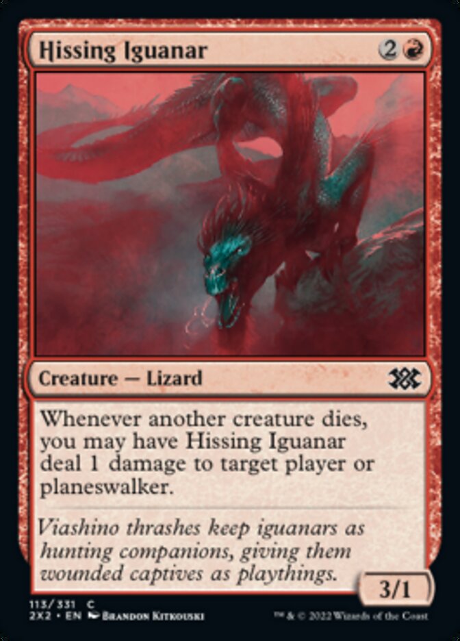 Hissing Iguanar [Double Masters 2022] - Magic: The Gathering - Card Brawlers | Quebec | Canada |