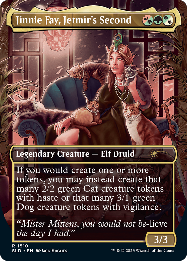 Jinnie Fay, Jetmir's Second // Jinnie Fay, Jetmir's Second [Secret Lair Commander Deck: Raining Cats and Dogs] - Magic: The Gathering - Card Brawlers | Quebec | Canada |