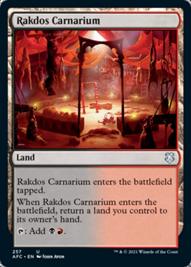 Rakdos Carnarium [Dungeons & Dragons: Adventures in the Forgotten Realms Commander] - Magic: The Gathering - Card Brawlers | Quebec | Canada |
