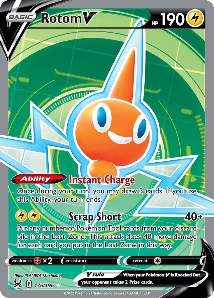 Rotom V (176/196) [Sword & Shield: Lost Origin] - Pokémon - Card Brawlers | Quebec | Canada |