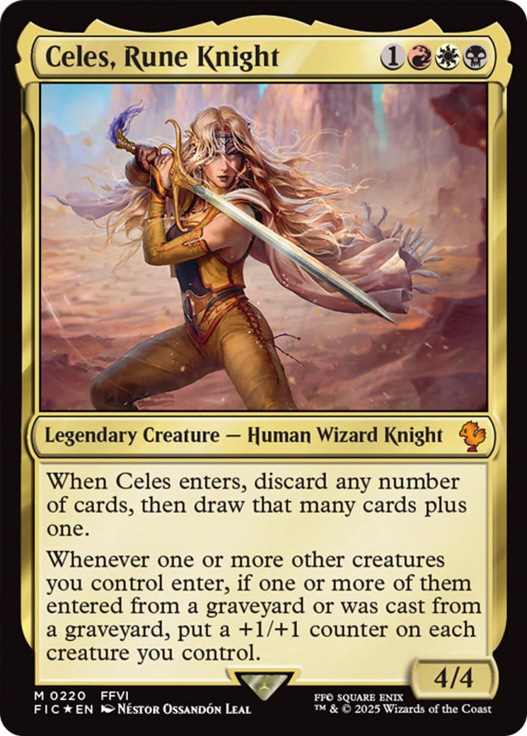 Celes, Rune Knight (Surge Foil) [FINAL FANTASY Commander] - Magic: The Gathering - Card Brawlers | Quebec | Canada |