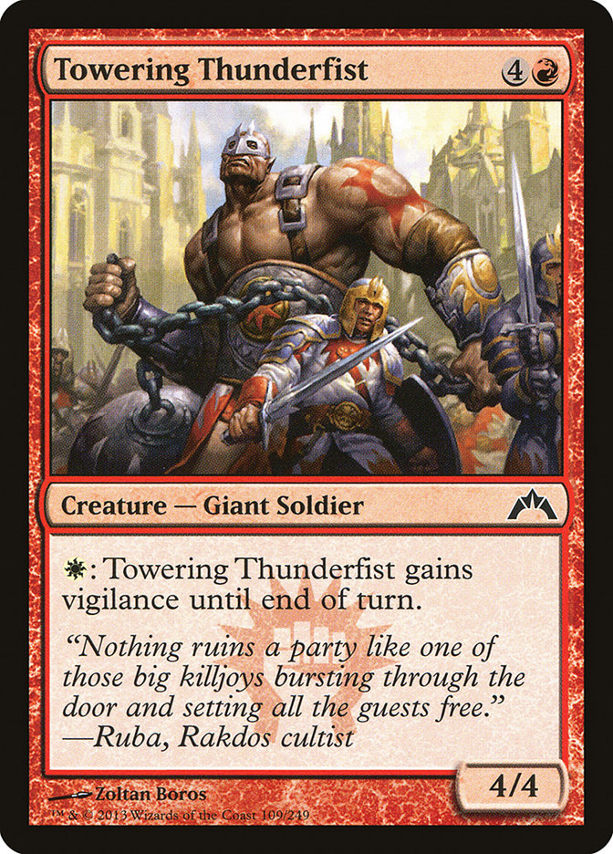Towering Thunderfist [Gatecrash] - Magic: The Gathering - Card Brawlers | Quebec | Canada |