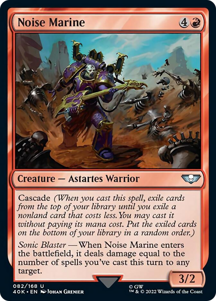 Noise Marine [Warhammer 40,000] - Magic: The Gathering - Card Brawlers | Quebec | Canada |