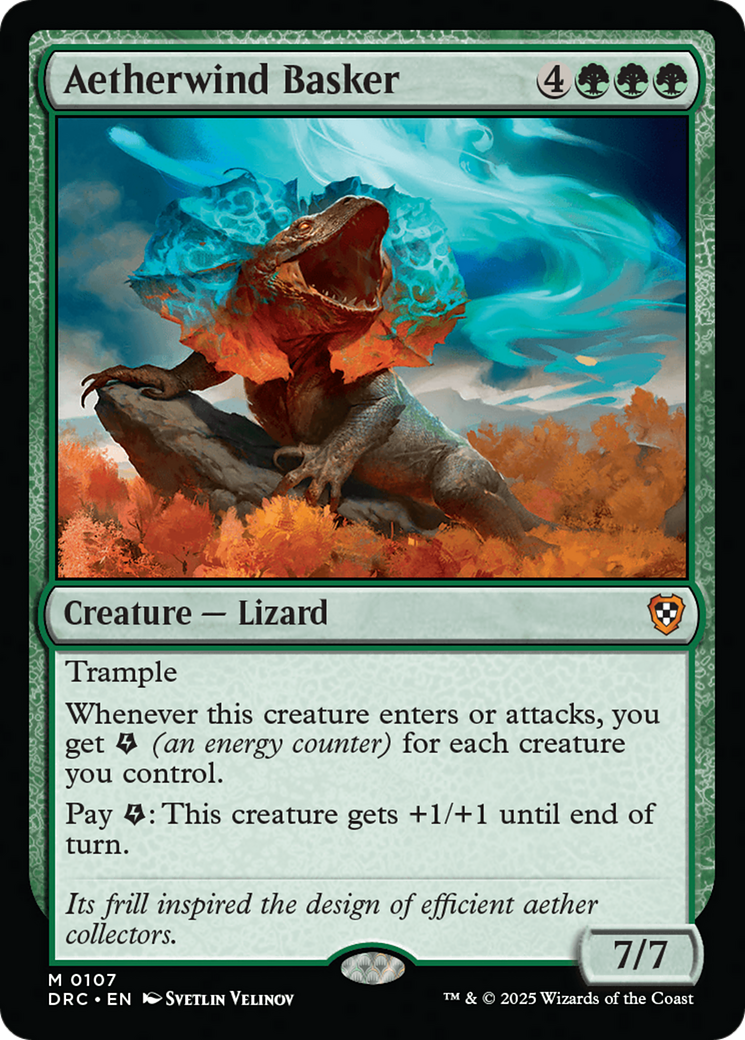 Aetherwind Basker [Aetherdrift Commander] - Magic: The Gathering - Card Brawlers | Quebec | Canada |