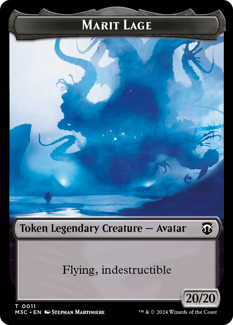 Marit Lage (Ripple Foil) // Sand Warrior Double-Sided Token [Modern Horizons 3 Commander Tokens] - Magic: The Gathering - Card Brawlers | Quebec | Canada |