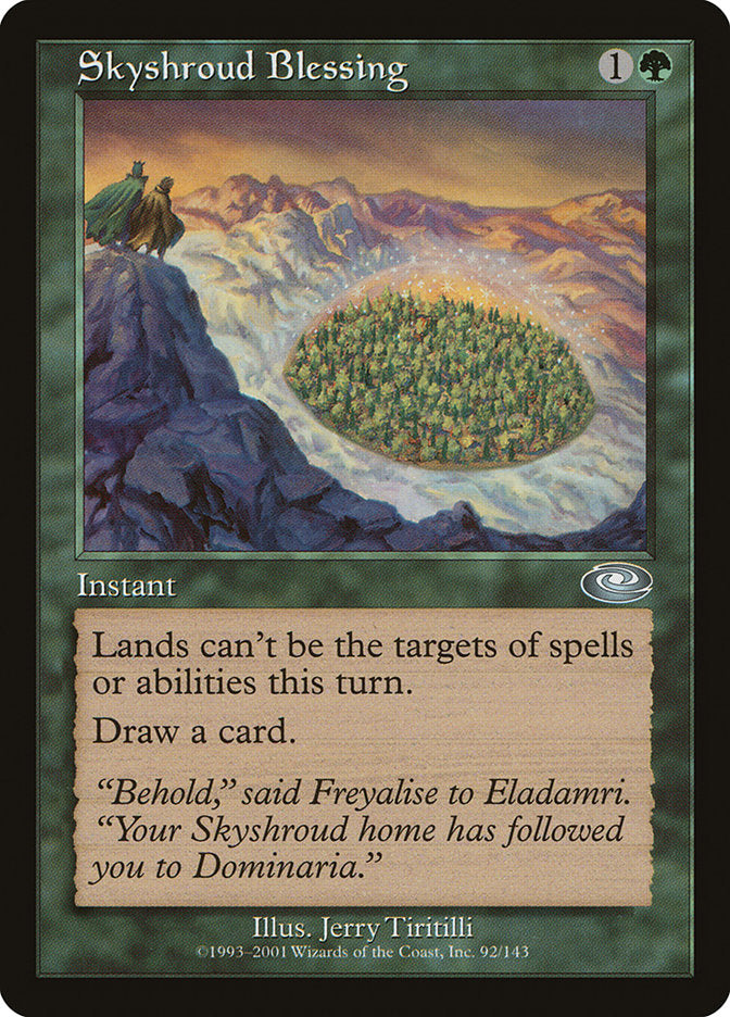 Skyshroud Blessing [Planeshift] - Magic: The Gathering - Card Brawlers | Quebec | Canada |