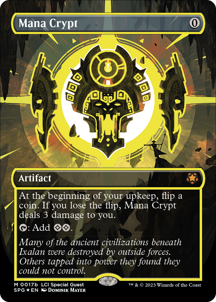 Mana Crypt (0017b) (Borderless) [The Lost Caverns of Ixalan Special Guests] - Magic: The Gathering - Card Brawlers | Quebec | Canada |
