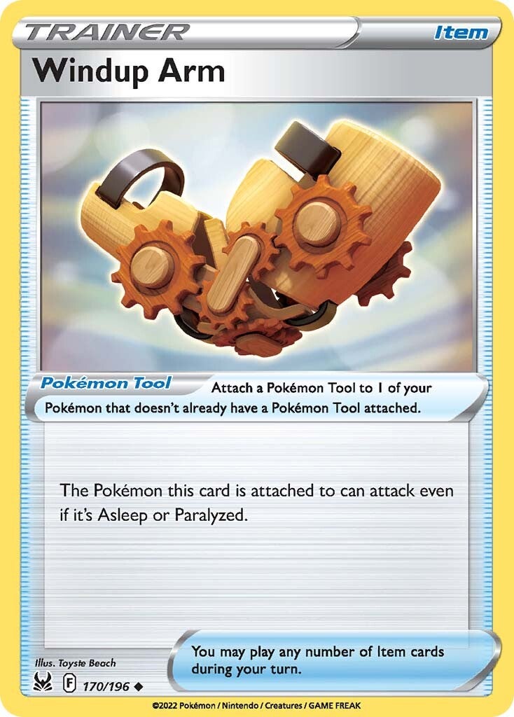 Windup Arm (170/196) [Sword & Shield: Lost Origin] - Pokémon - Card Brawlers | Quebec | Canada |