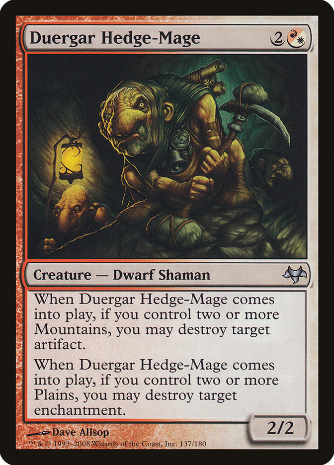 Duergar Hedge-Mage [Eventide] - Magic: The Gathering - Card Brawlers | Quebec | Canada |
