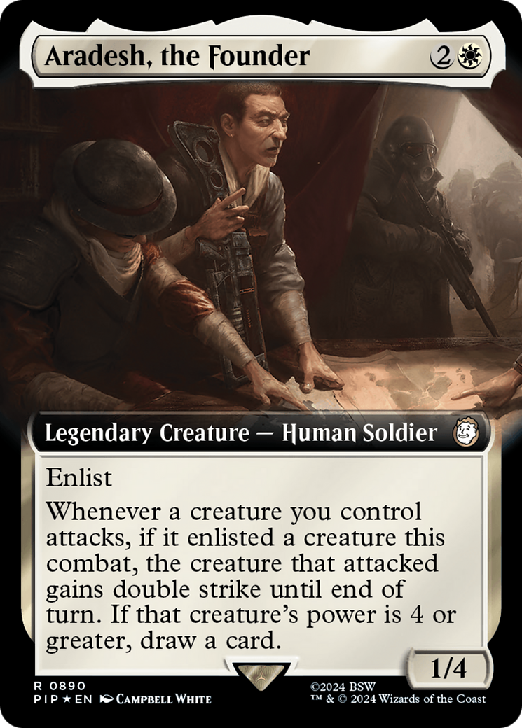 Aradesh, the Founder (Extended Art) (Surge Foil) [Fallout] - Magic: The Gathering - Card Brawlers | Quebec | Canada |