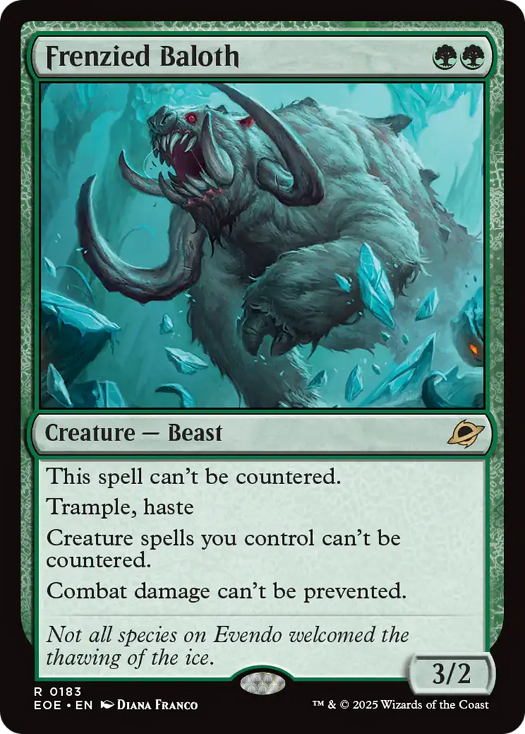 Frenzied Baloth [Edge of Eternities] - Magic: The Gathering - Card Brawlers | Quebec | Canada |