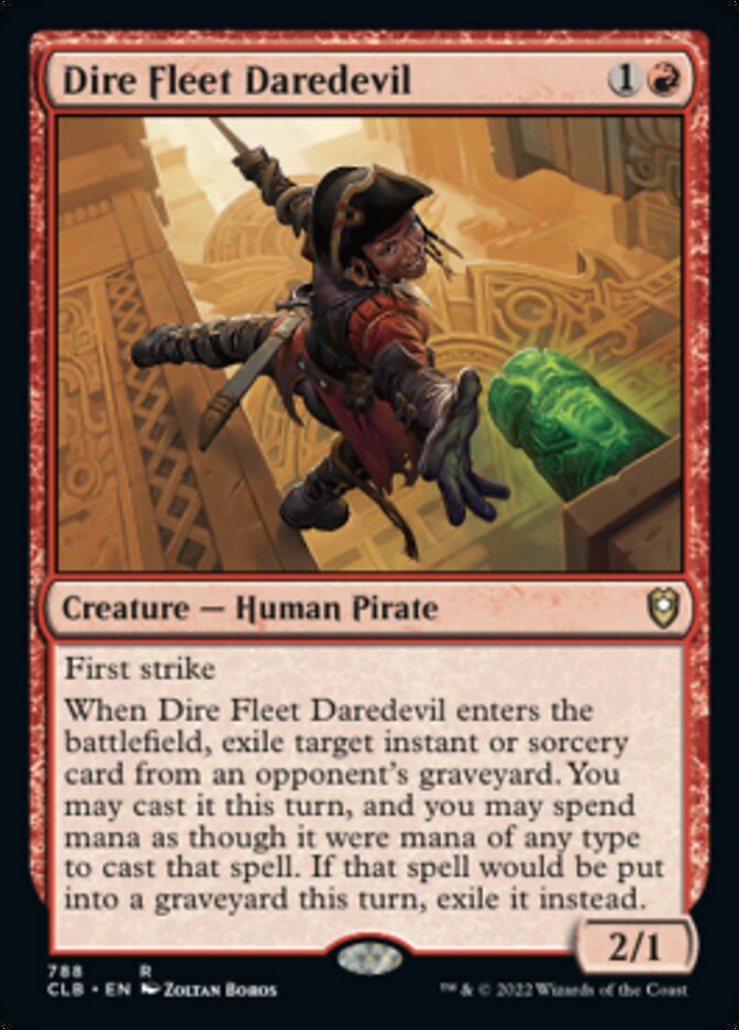Dire Fleet Daredevil [Commander Legends: Battle for Baldur's Gate] - Magic: The Gathering - Card Brawlers | Quebec | Canada |