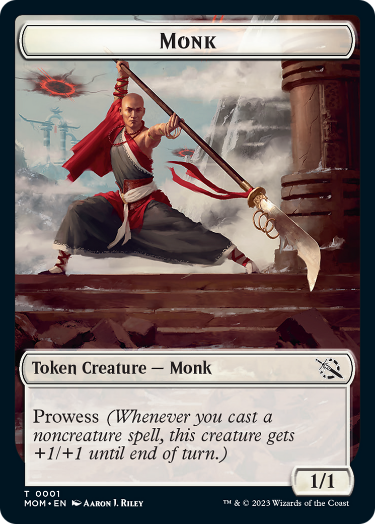 Monk // Phyrexian Hydra (11) Double-Sided Token [March of the Machine Tokens] - Magic: The Gathering - Card Brawlers | Quebec | Canada |