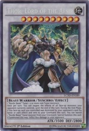Thor, Lord of the Aesir [LC5D-EN189] Secret Rare - Yu-Gi-Oh! - Card Brawlers | Quebec | Canada |