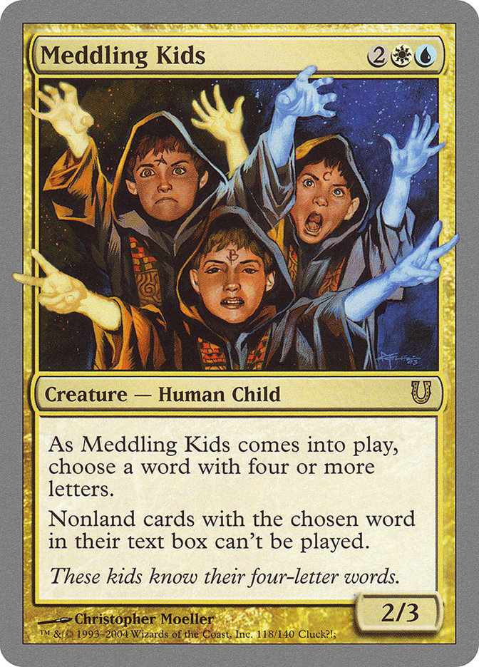 Meddling Kids [Unhinged] - Magic: The Gathering - Card Brawlers | Quebec | Canada |