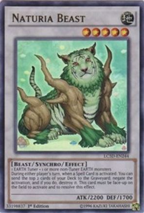 Naturia Beast [LC5D-EN244] Ultra Rare - Yu-Gi-Oh! - Card Brawlers | Quebec | Canada |