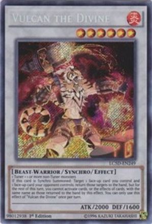 Vulcan the Divine [LC5D-EN249] Secret Rare - Yu-Gi-Oh! - Card Brawlers | Quebec | Canada |